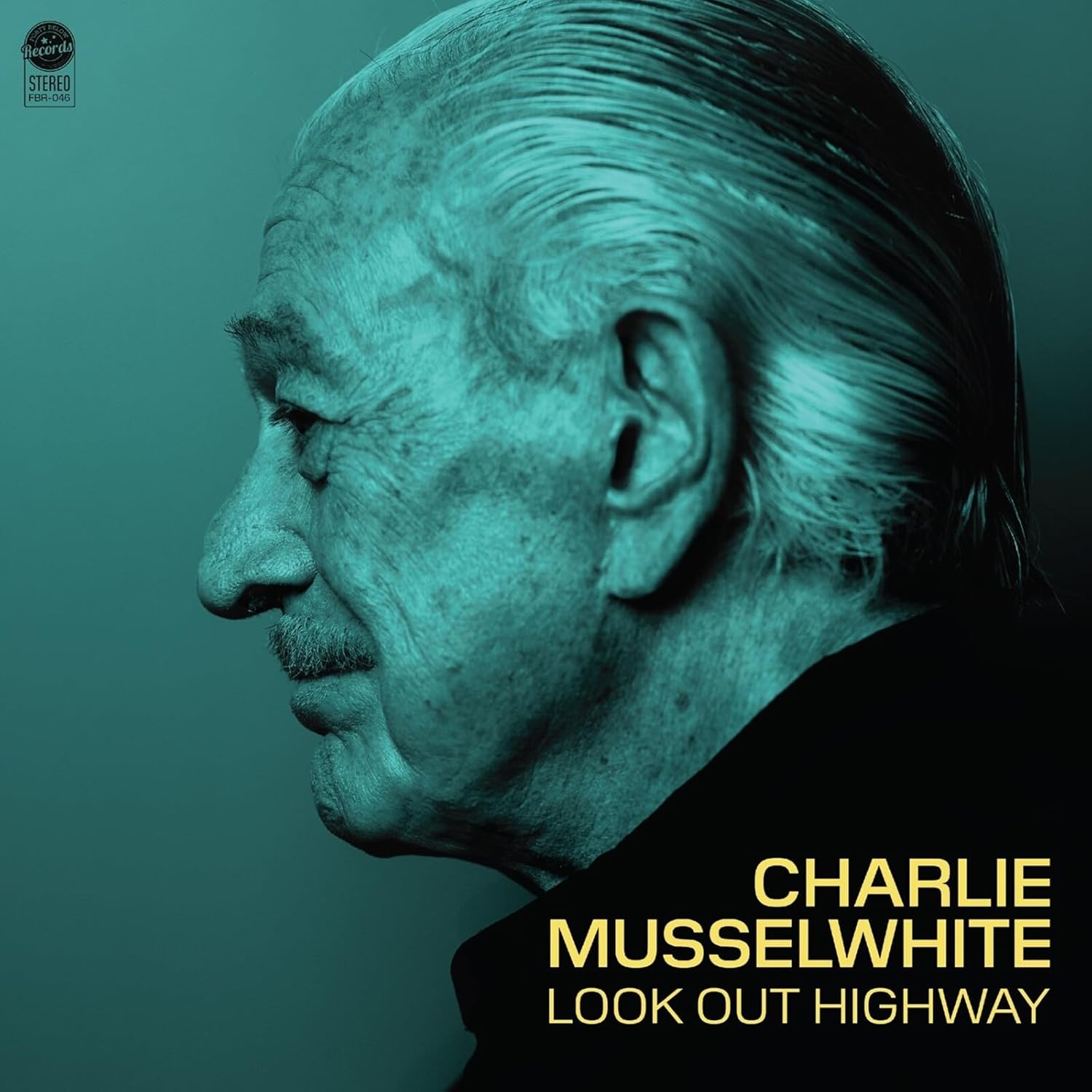 CD case for Charlie Musselwhite’s “Look Out Highway” album, barcode visible.