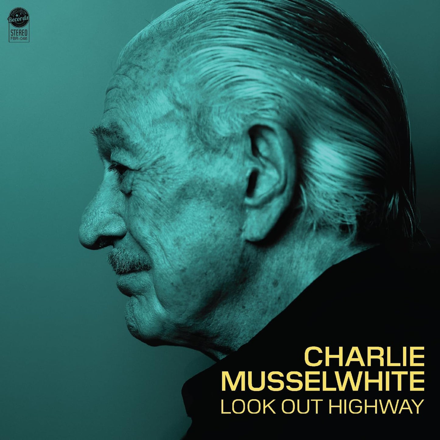 Vinyl record of Charlie Musselwhite’s “Look Out Highway,” featuring cover art.