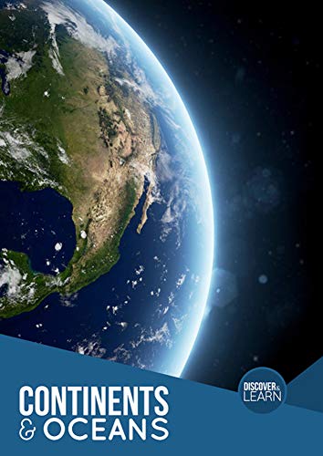 Earth from space with continents and oceans, book cover illustration.