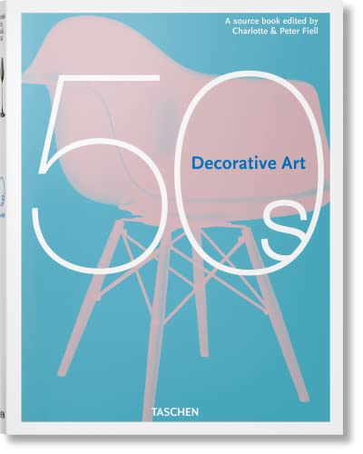 Book cover for “Decorative Art 50s” featuring a mid-century chair.
