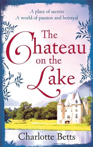 Book cover: "The Chateau on the Lake" with a chateau and landscape.