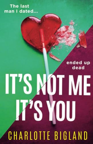 Book cover: red heart-shaped lollipop over split green and burgundy background.