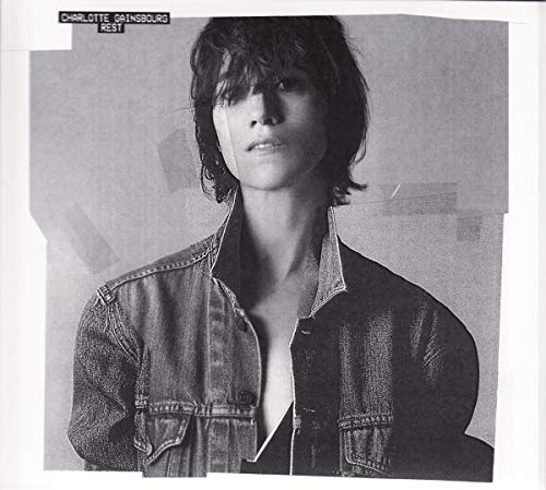 Charlotte Gainsbourg's "Rest" CD cover featuring a black and white portrait.