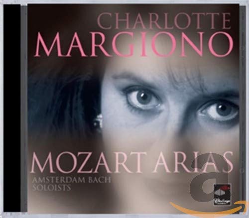 CD cover featuring Charlotte Margiono's face and the title "Mozart Arias".