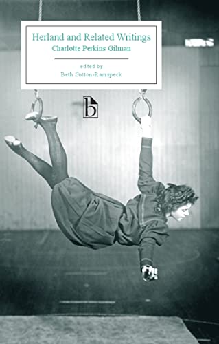 Book cover with a vintage photo of a woman doing gymnastics.