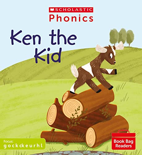 Book cover: "Ken the Kid" shows a goat jumping over logs.