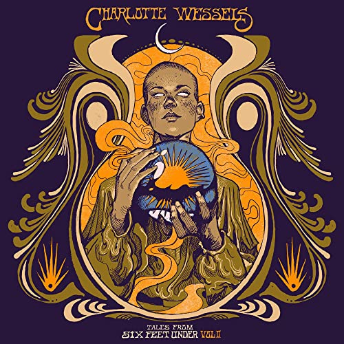 CD cover art: woman holding a glowing orb, ornate floral design.