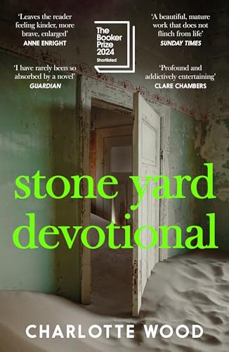 Book cover: doorway in a decaying green room, title "Stone Yard Devotional".