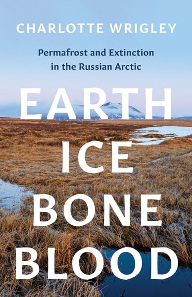 Book cover: “Earth” with tundra landscape and large white text.
