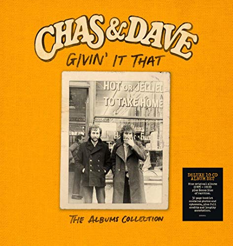 CD cover for Chas and Dave’s “Givin’ It That – The Albums Collection” featuring two men.