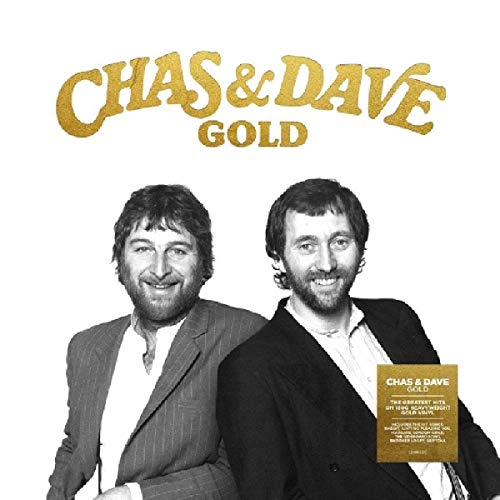 Vinyl album cover with black and white photo of two men in suits.