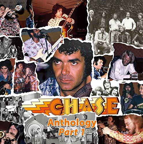 Collage of musicians, including a central portrait, with "Chase - Anthology Vol. 1" text.