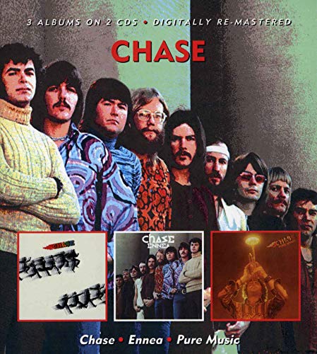 CD cover for Chase’s “Ennea Pure Music” featuring a band portrait.