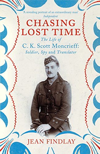 Book cover: "Chasing Lost Time," featuring a portrait of a man in uniform.