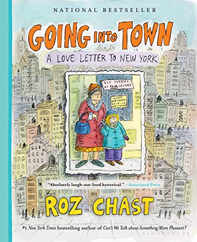 Book cover: illustrated woman and child in front of New York City skyline.
