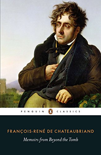 Book cover featuring a portrait of François-René de Chateaubriand by Anne-Louis Girodet.