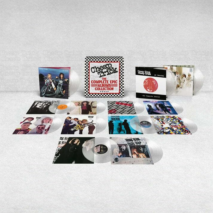 Cheap Trick vinyl album collection with fourteen records and box set.