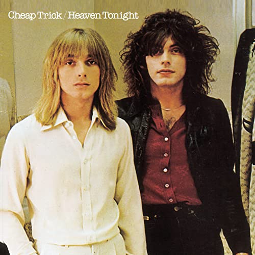 Cheap Trick album cover, “Heaven Tonight,” featuring two men with long hair.