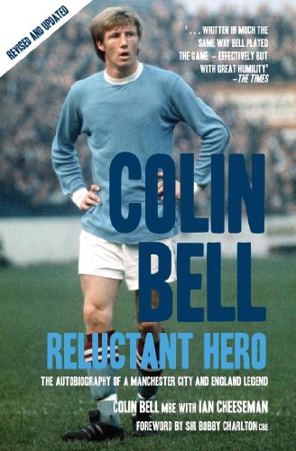 Book cover featuring soccer player Colin Bell in a Manchester City uniform.