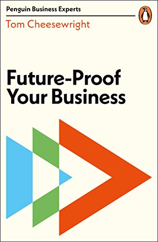 Book cover: "Future-Proof Your Business" with play button graphic.