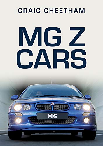 Book cover featuring a blue MG ZT car and bold title text.