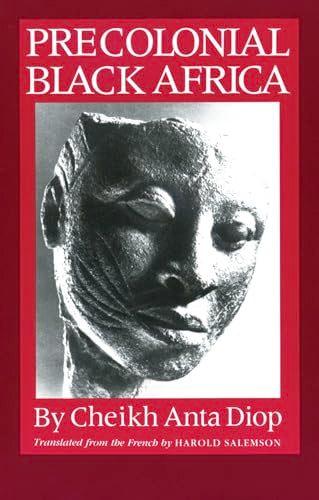 Book cover: "Precolonial Black Africa" featuring a sculpted face.