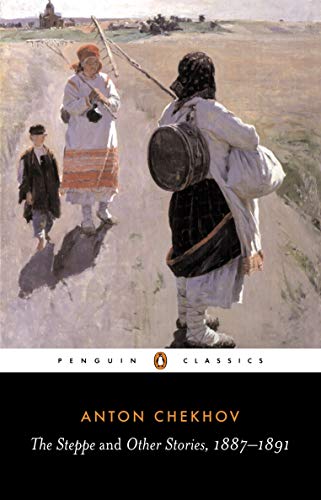 Book cover featuring a painting of three travelers walking on a dusty road.