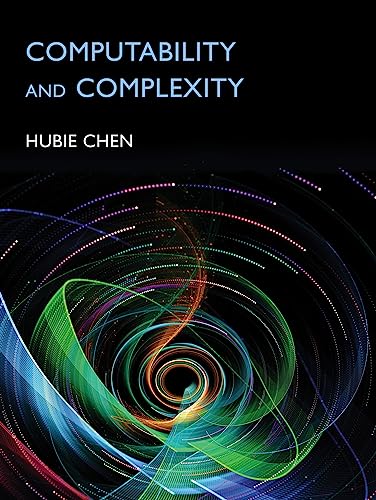 Book cover: "Computability and Complexity" with abstract colorful swirl design.