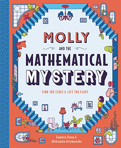 Book cover: "Molly and the Mathematical Mystery" with colorful illustrated border.