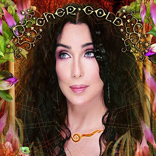 CD case with Cher album artwork and gold colored title on front cover.