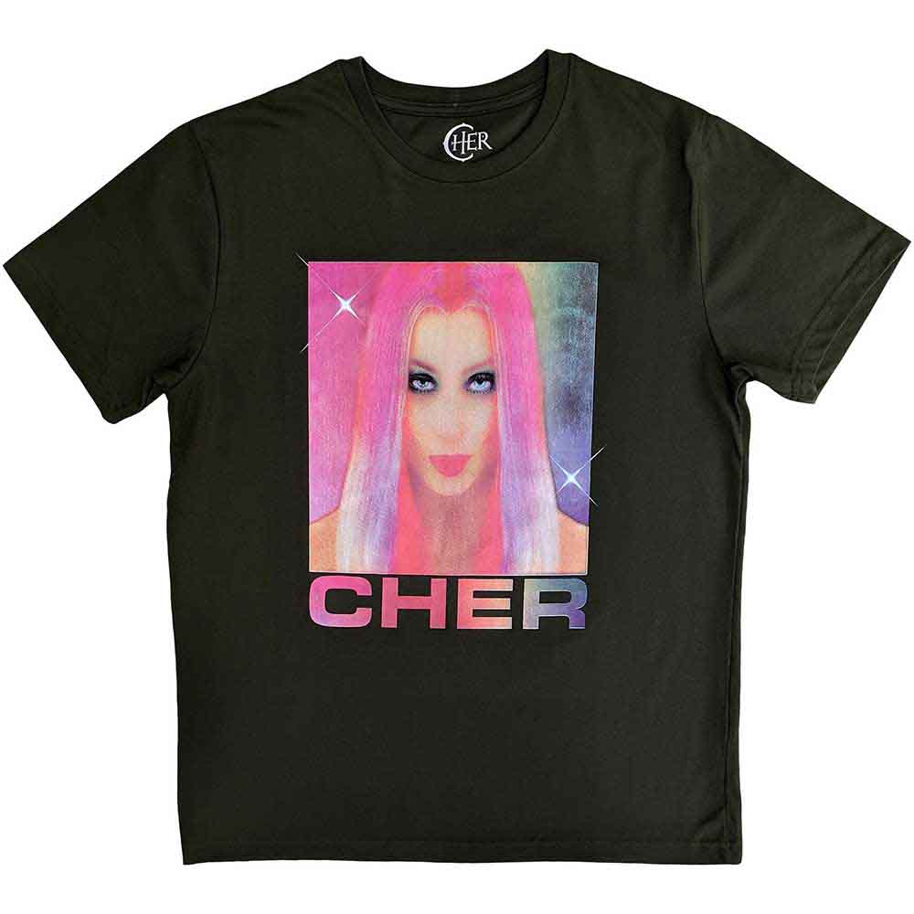 Pink-haired person graphic on a black unisex t-shirt, size XX-Large.