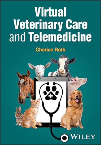 Book cover featuring various animals and a phone displaying a paw print stethoscope.
