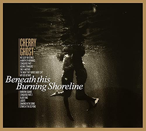 Vinyl record cover: Cherry Ghost’s “Beneath This Burning Shoreline,” underwater figures.