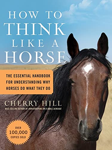 Book cover featuring a brown horse’s face and the title “How to Think Like a Horse.”