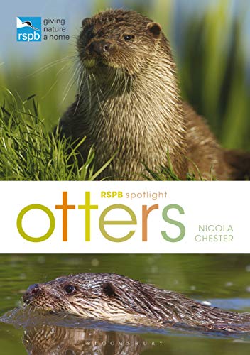 Book cover featuring an otter in grass and another swimming in water.