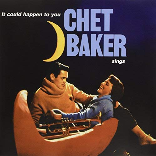 Chet Baker album cover featuring a portrait of the musician and a couple.