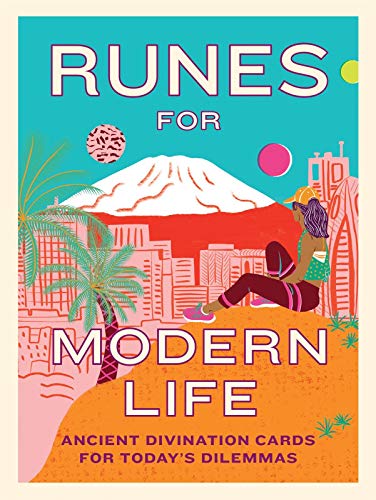 Book cover with illustrated mountain, city, and person in activewear.