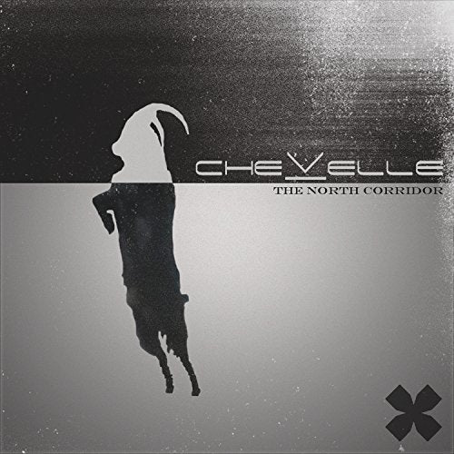 Chevelle album cover, "The North Corridor," featuring a white goat silhouette.