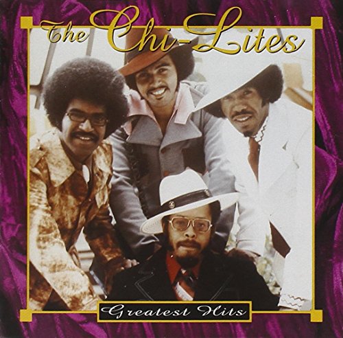 CD cover for The Chi-Lites’ “Greatest Hits” featuring three men.