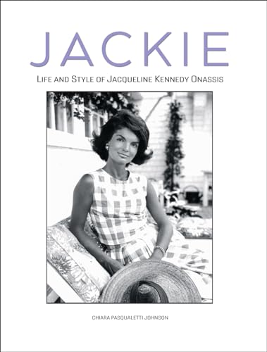 Book cover featuring a black and white portrait of Jacqueline Kennedy Onassis.