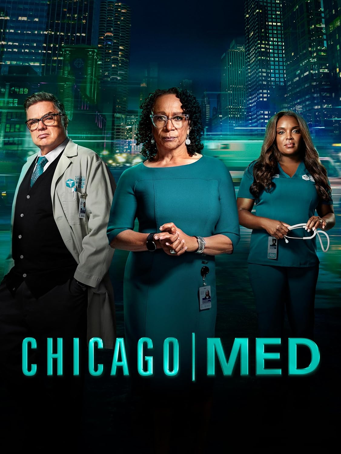 Chicago Med Season 9 DVD cover with three medical professionals.