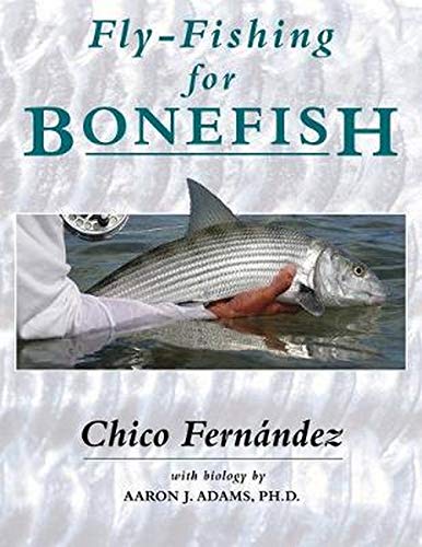 Book cover: "Fly-Fishing for Bonefish" with image of a bonefish being held.