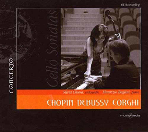 CD cover: musicians at a piano, text “Cello Sonatas” and composers’ names.