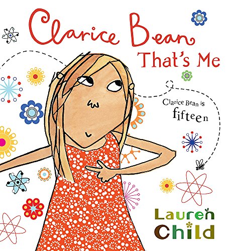 Book cover featuring a cartoon girl with orange hair and a floral pattern.