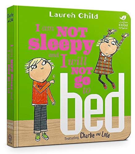 Book cover featuring Charlie and Lola on a bright green background with bold text.