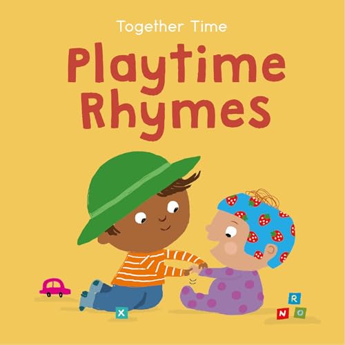 Book cover: “Playtime Rhymes” with illustrated children and toys.