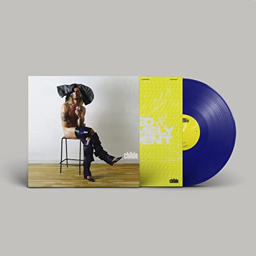 Vinyl record with album cover featuring a person in a hat and boots.