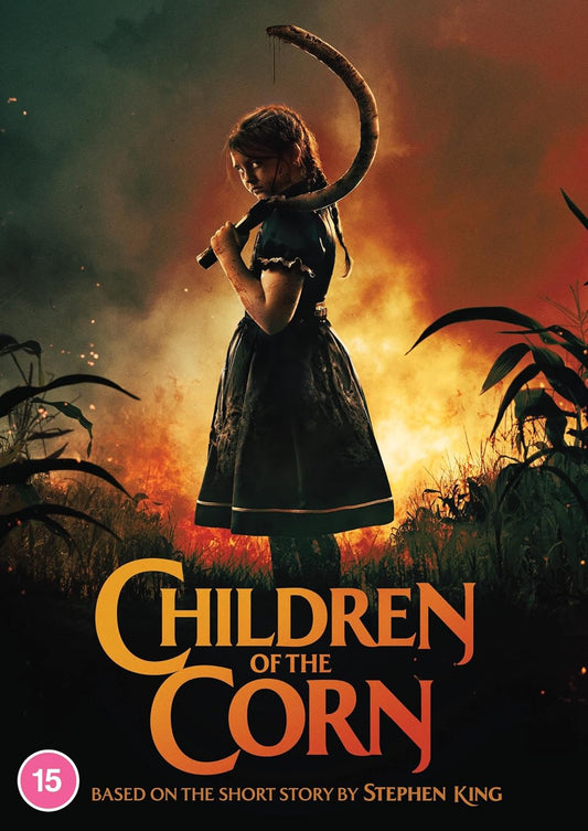 Children of the Corn" DVD cover featuring a young girl in a cornfield.