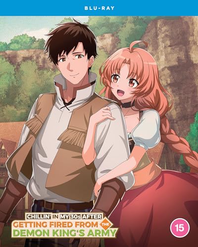 Blu-ray cover featuring two anime characters in fantasy attire, landscape background.