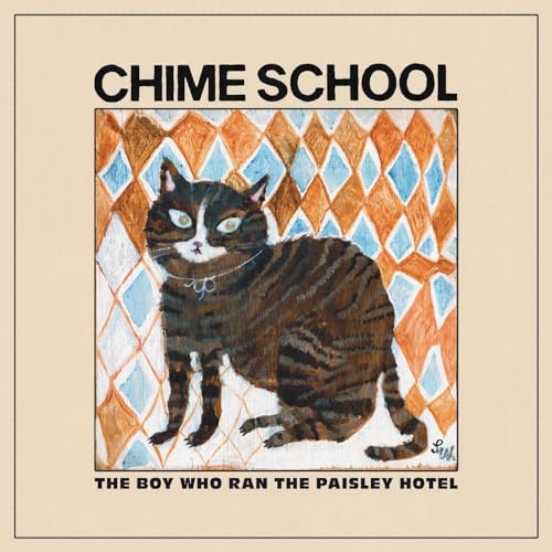 CD cover: tabby cat with a bow tie, patterned background.